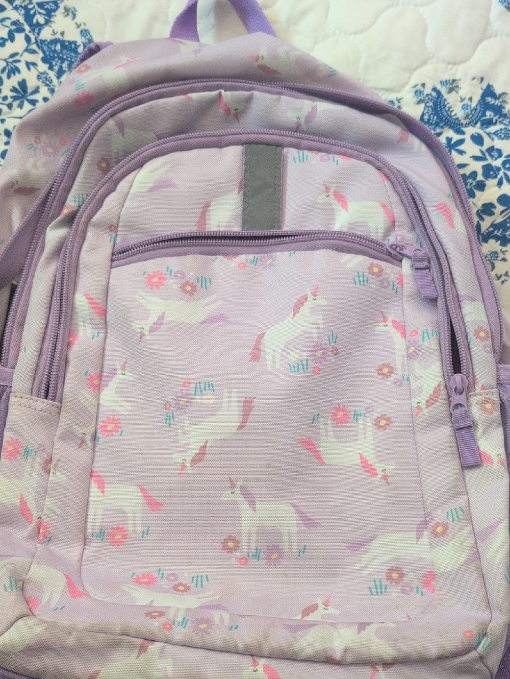 Kids Lavender Unicorn Backpack